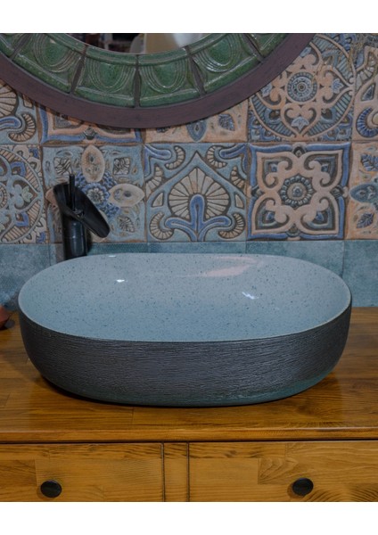 El Yapımı Seramik Lavabo Ebat 60X40X15 indirimleri