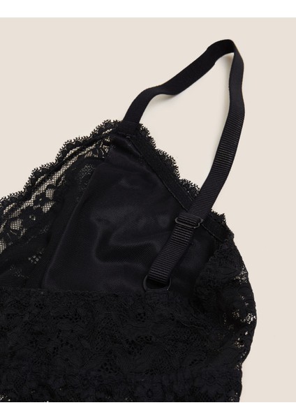 Dantel Detaylı Balensiz Bralet