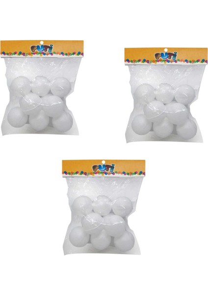 5 cm Köpük Strafor Top 10 Adet (3 Paket)