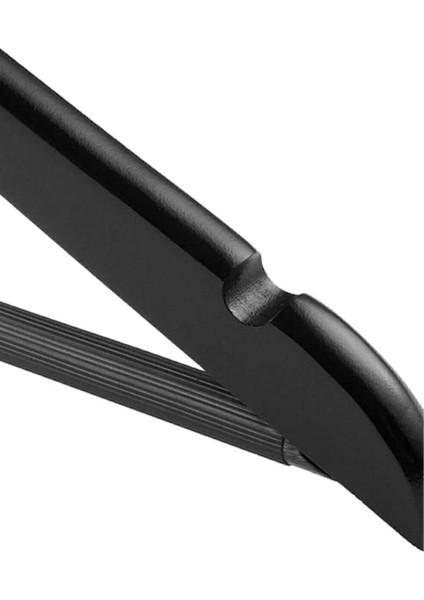 24 Adet Ahşap Görünümlü Plastik Kalite Siyah Elbise Askısı modelleri