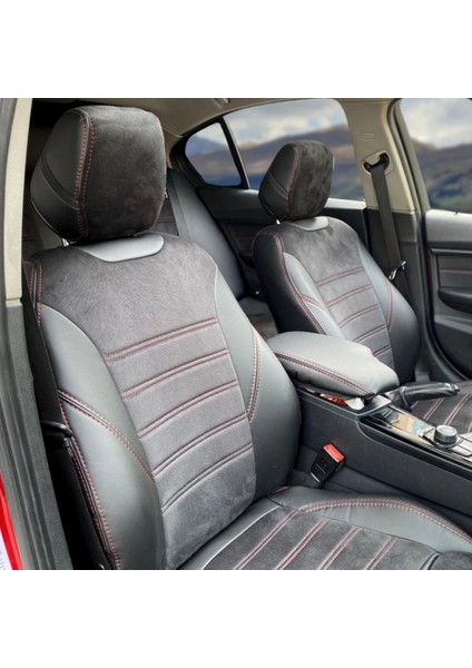 Honda City Araca Özel Oto Koltuk Kılıfı - Tay Tüyü ve Deri fırsatları