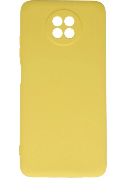 Xiaomi Redmi Note 9 5g Kılıf Nano Içi Kadife Silikon - Sarı
