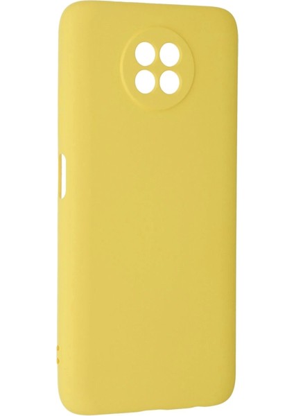 Xiaomi Redmi Note 9 5g Kılıf Nano Içi Kadife Silikon - Sarı modelleri