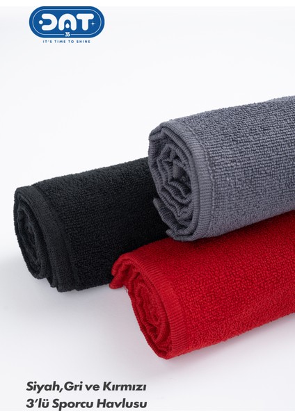 Üçlü Sporcu Havlu Seti Microfiber Gym Fitness Boks Koşu Tenis Spor Havlusu 48x90cm indirimleri