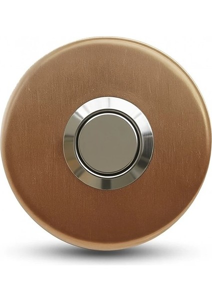 Antik Bronz Paslanmaz Tek Kontak Zil Butonu