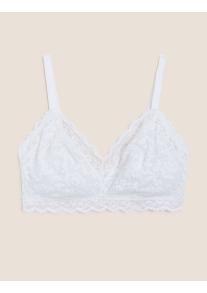Dantel Detaylı Balensiz Bralet