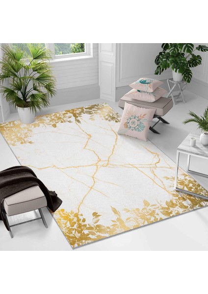Kaymaz Taban Yıkanabilir Halı – Mutfak, Salon, Yatak Odası Için Modern Dijital Baskı Halı