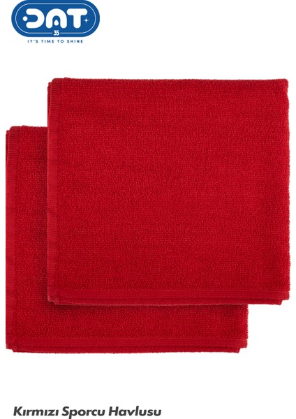 Kırmızı Sporcu Antreman Havlusu Microfiber Gym Fitness Boks Tenis Spor Havlu 48x90cm indirimleri