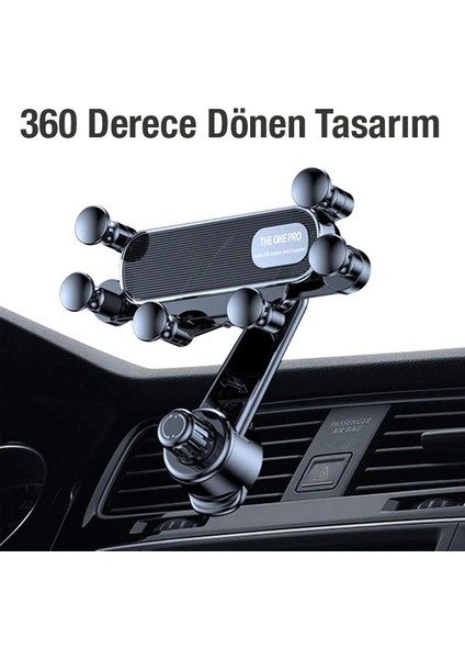 Ally One Pro 360° Dönebilen Araç Içi Havalandırma Telefon TUTUCU-(1903) - ASBTC2487-1692 modelleri