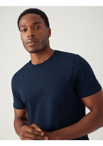 Saf Pamuklu Kısa Kollu T-Shirt fiyatları