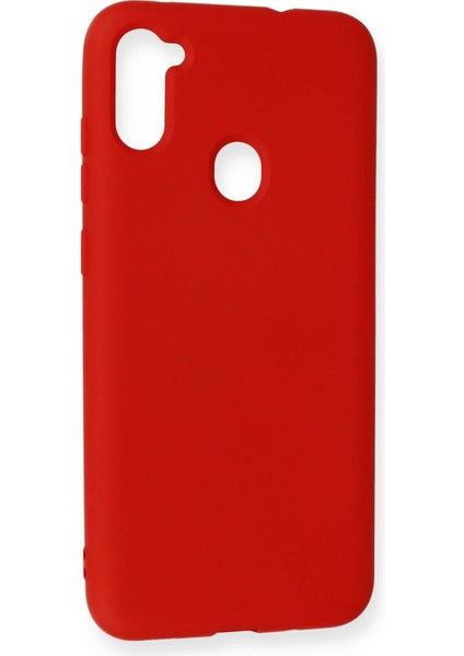 Samsung Galaxy A11 Kılıf Nano Içi Kadife Silikon - Kırmızı - ASBTC2707-4216 fiyatları