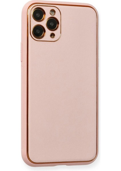 iPhone 11 Pro Kılıf Coco Deri Silikon Kapak - Pembe fiyatları