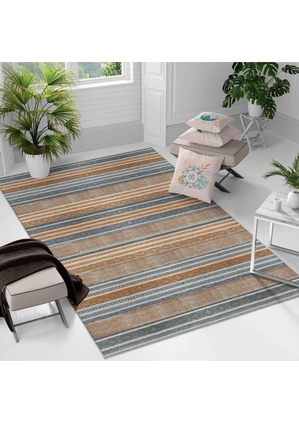 Kaymaz Taban Yıkanabilir Halı – Mutfak, Salon, Yatak Odası Için Modern Dijital Baskı Halı