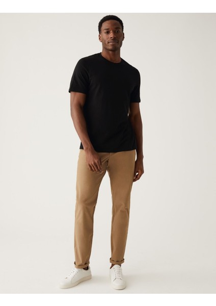 Saf Pamuklu Kısa Kollu T-Shirt modelleri