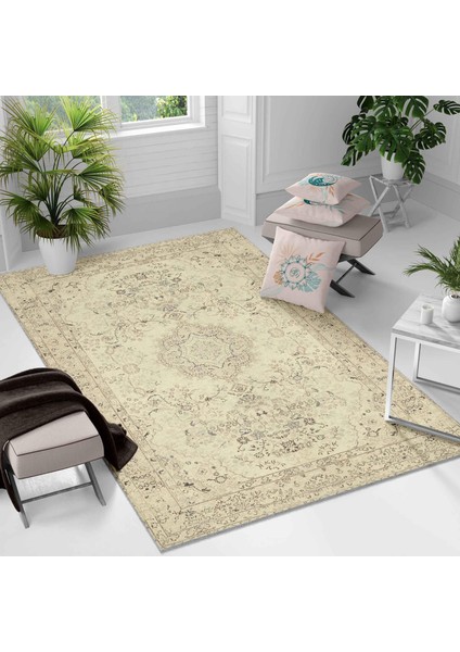 Kaymaz Taban Yıkanabilir Halı – Mutfak, Salon, Yatak Odası Için Modern Dijital Baskı Halı