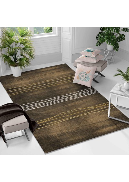 Kaymaz Taban Yıkanabilir Halı – Mutfak, Salon, Yatak Odası Için Modern Dijital Baskı Halı