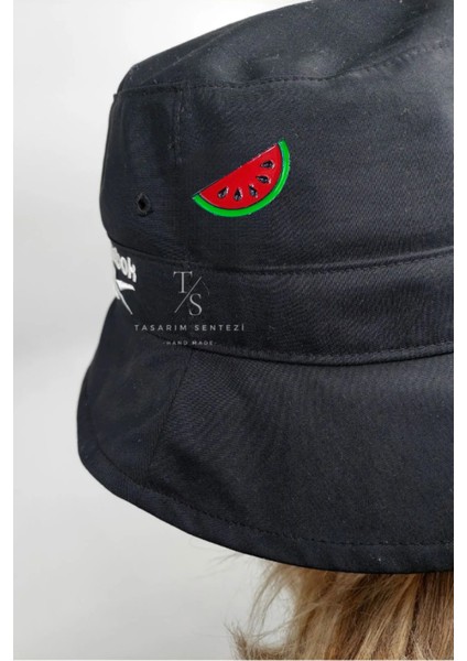 Rozet Metal Broş Yaka Okul Çantası Kıyafet Şapka Takı Aksesuar Karpuz Dilimi Meyve Watermelon Rosett modelleri
