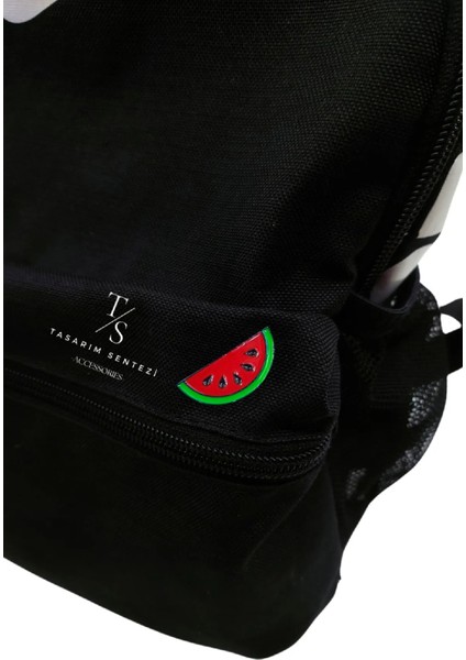 Rozet Metal Broş Yaka Okul Çantası Kıyafet Şapka Takı Aksesuar Karpuz Dilimi Meyve Watermelon Rosett fırsatları