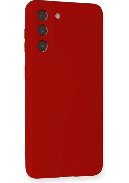 Samsung Galaxy S21 Fe Kılıf Nano Içi Kadife Silikon - Kırmızı - ASBTC6301-3449 fiyatları