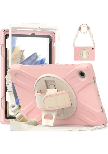 Samsung Galaxy X200 Tab A8 10.5 Kılıf Amazing Tablet Kapak - Pembe - ASBTC6891-3596