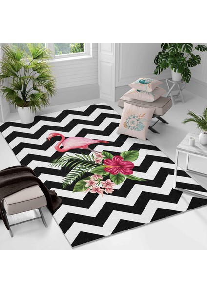 Kaymaz Taban Yıkanabilir Halı – Mutfak, Salon, Yatak Odası Için Modern Dijital Baskı Halı