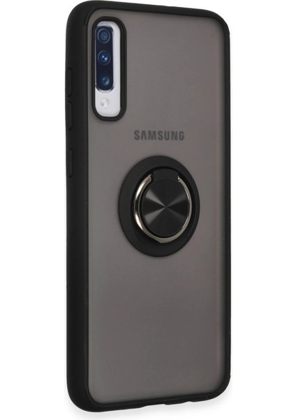 Samsung Galaxy A70 Kılıf Montreal Yüzüklü Silikon Kapak - Siyah - ASBTC8715-9265 fiyatları
