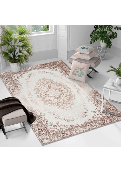 Kaymaz Taban Yıkanabilir Halı – Mutfak, Salon, Yatak Odası Için Modern Dijital Baskı Halı