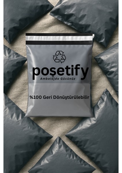Gri Cepli Kargo Poşeti 45X55+5 cm 500 Adet E-Ticaret Poşeti | Yapışkan Bantlı Gönderi Zarfı modelleri