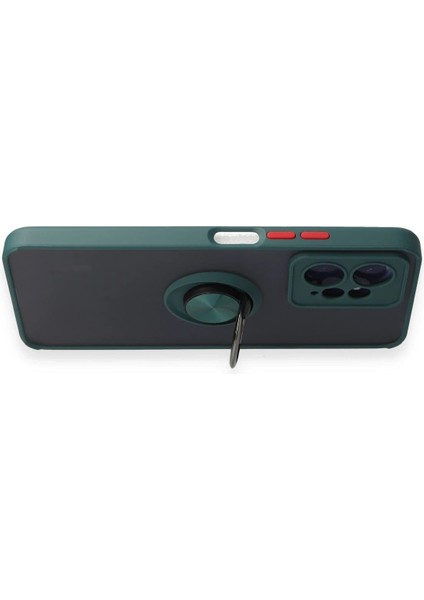 Xiaomi Redmi Note 12 4g Kılıf Montreal Yüzüklü Silikon Kapak - Yeşil - ASBTC4215-2424 modelleri