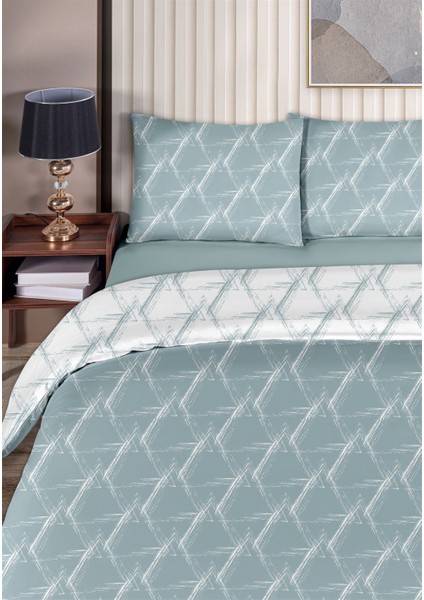 Glame %100 Pamuk Tek Kişilik Nevresim Takımı 160X220CM Su Yeşili fırsatları