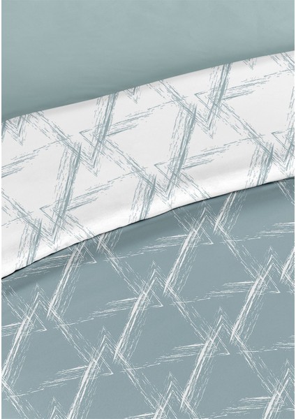 Glame %100 Pamuk Tek Kişilik Nevresim Takımı 160X220CM Su Yeşili