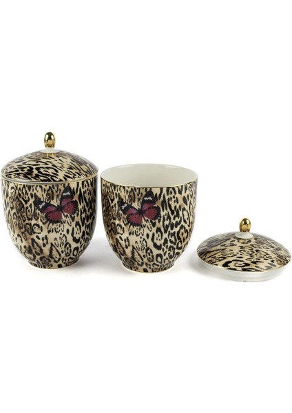 Bianco Leopar 2'Li Kavanoz 13 X 18 Cm fiyatları
