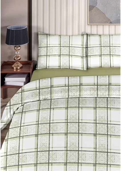 Hermes %100 Pamuk Tek Kişilik Nevresim Takımı 160X220CM Haki fiyatları