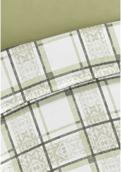 Hermes %100 Pamuk Tek Kişilik Nevresim Takımı 160X220CM Haki modelleri