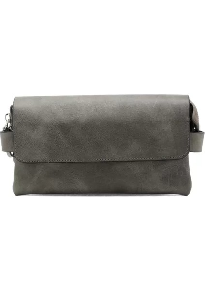 Erkek Lüks Gri Renk El Tutturmalı Portföy Çanta fırsatları