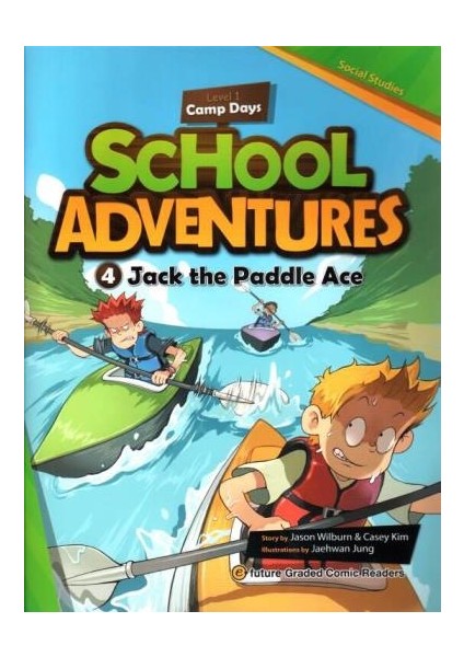Jack The Paddle Ace + Cd (School Adventures 1)-Jaehwan Jung