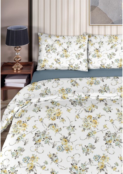 Gardenya %100 Pamuk Tek Kişilik Nevresim Takımı 160X220CM Açık Sarı fiyatları