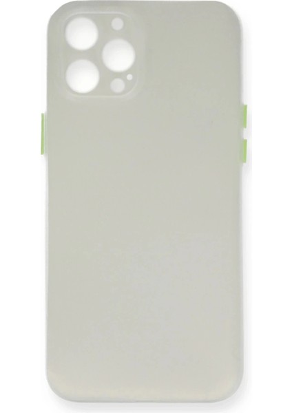 iPhone 12 Pro Kılıf Pp Ultra Ince Kapak - Beyaz
