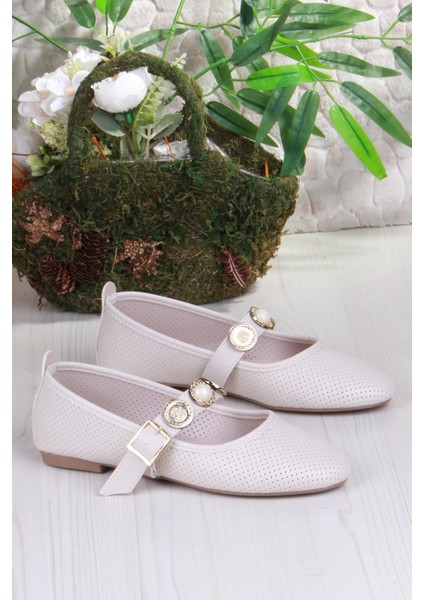 01-513 Soft Toka Detaylı Şık Ev Iş Ofis Rahat Günlük Ayakkabı Kadın Babet fırsatları