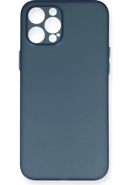 iPhone 12 Pro Max Kılıf Pp Ultra Ince Kapak - Mavi