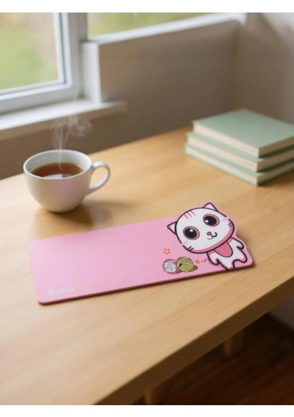 Sevimli Kedi Klavye Mouse Masaüstü Matı modelleri