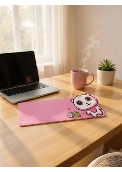 Sevimli Kedi Klavye Mouse Masaüstü Matı fırsatları