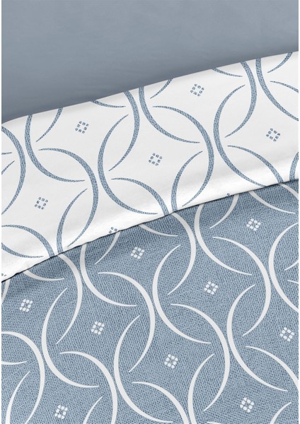 Focus %100 Pamuk Çift Kişilik Nevresim Takımı 200X220CM Açık Indigo modelleri