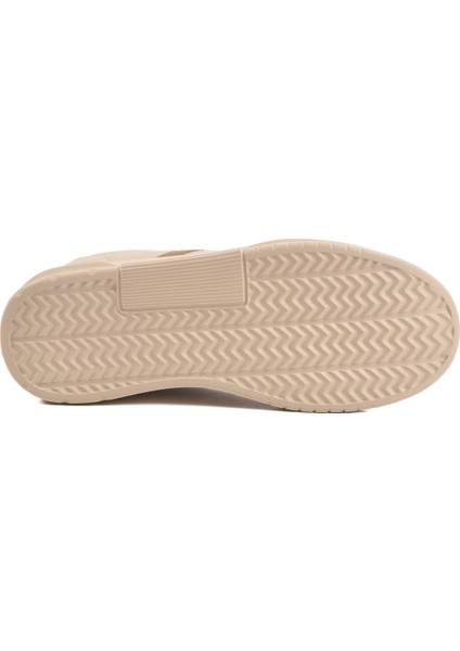 Ekru Bağcıklı Unisex Cilt Spor Ayakkabı 163 G indirimleri