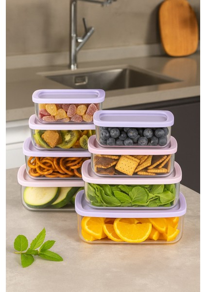 8’li Saklama Kabı Seti