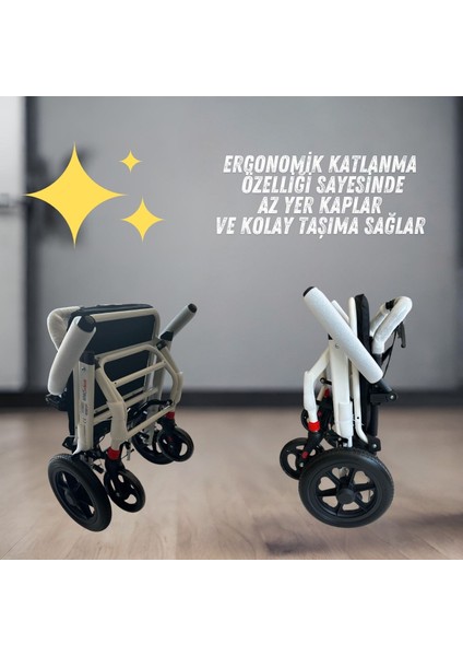 Tekerlekli Sandalye Katlanır Ergonomik Yeni Nesil Yüksek Kalite Hasta Transfer Sandalyesi fiyatları