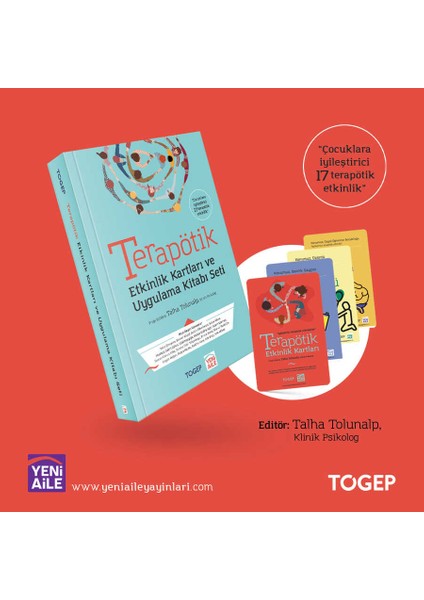 Togep Terapötik Etkinlik Kartları ve Uygulama Kitabı Seti, Editör: Klinik Psikolog Talha Tolunalp