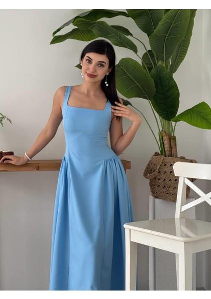 Heldi Piliseli Elbise S-Bebe Mavi̇si̇