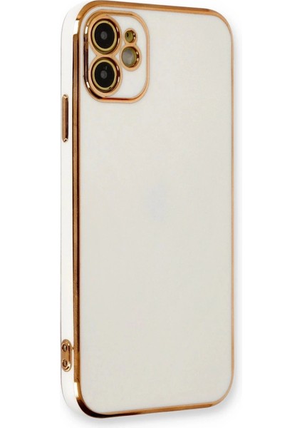iPhone 11 Kılıf Volet Silikon - Beyaz