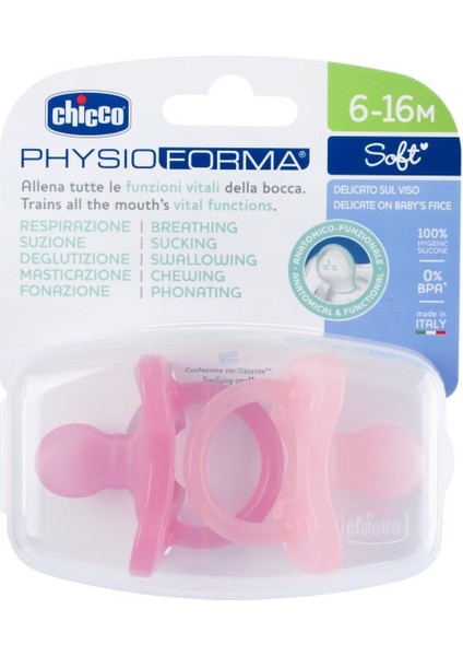 PhysioForma Soft 2'li Silikon Emzik 6-16 Ay Kız fiyatları